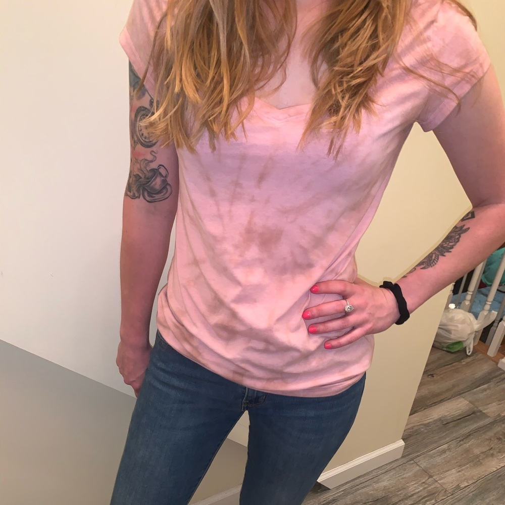 Pink Tie-Dye Tee